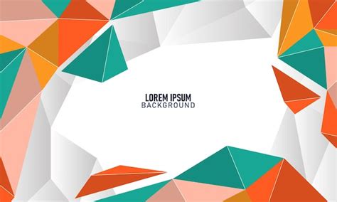 Premium Vector | Minimalist polygonal background