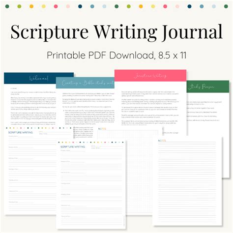 Scripture Writing Journal - Digital – Bible Study Collective