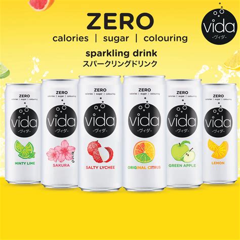 Buy VIDA Sparking Drink (325ml x 24 Cans/1 Carton) Online in Malaysia ...