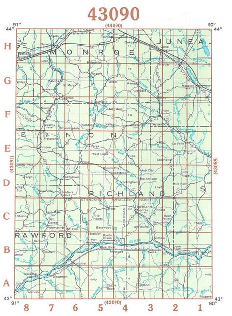 TheMapStore | Wisconsin Topographical Maps