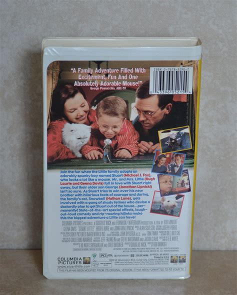 Stuart Little Movie Columbia Tristar VHS 1999 PG - Etsy Nederland