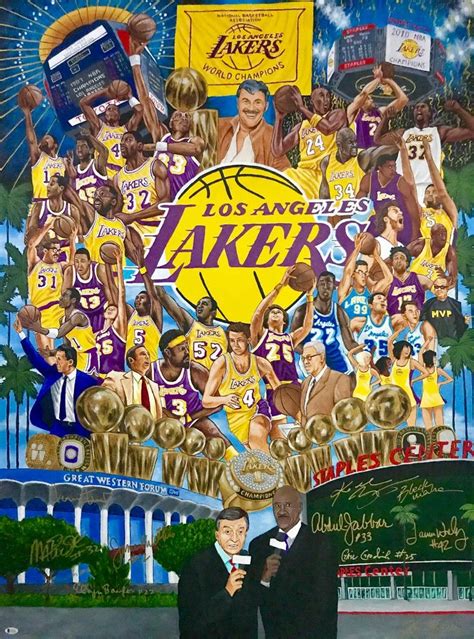 Los Angeles Lakers History by whatevah32 on DeviantArt | Lakers, Showtime lakers, Nba basketball art