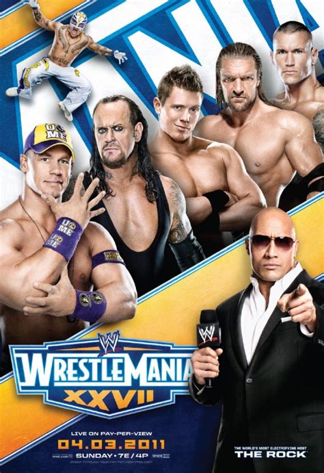 Ab Posters Wrestlemania xxvii 27 Mini Poster 11Inx17Inin 11x17 Poster ...