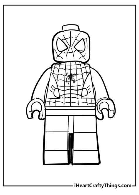 62 Free Coloring Pages Lego Spiderman Best - Coloring Pages Printable