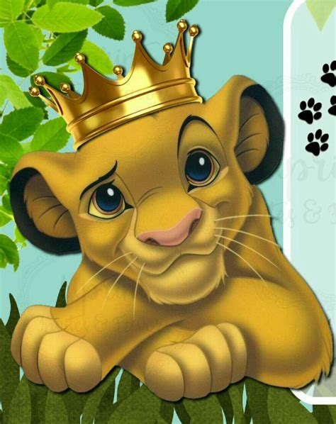 The lion is the king of the jungle. | Imprimibles rey leon, Imagenes de simba, Fotos del rey leon