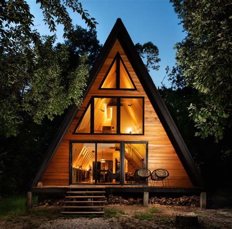 This quaint A-frame cabin in South Jersey offers the perfect rustic escape