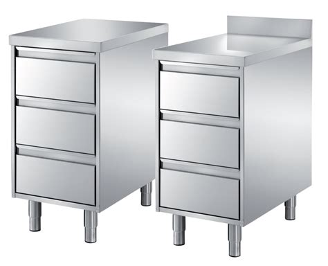 Stainless steel drawers Unit » ALPHA Kitchens & Restaurant Equipment Tr.