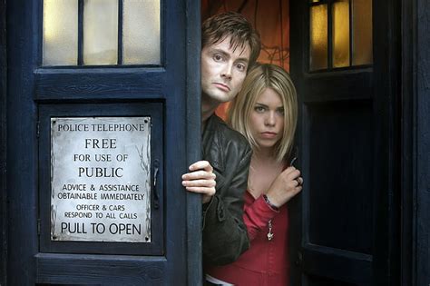 HD wallpaper: david tennant billie piper doctor who tenth doctor tardis rose tyler | Wallpaper Flare