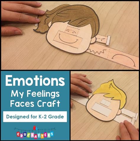 Feelings Faces Craft FREEBIE - Emotions | Emotions preschool, Feelings faces, Feelings and emotions