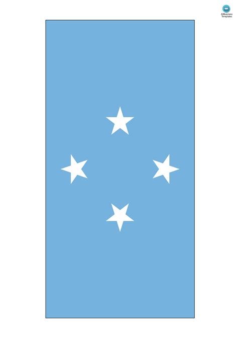 Micronesia Flag | Templates at allbusinesstemplates.com