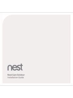 Nest Cam Outdoor Installation Guide / nest-cam-outdoor-installation-guide.pdf / PDF4PRO