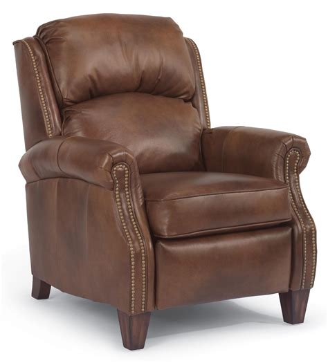 Whistler Traditional High-Leg Recliner with Nail Head Trim by Flexsteel ...