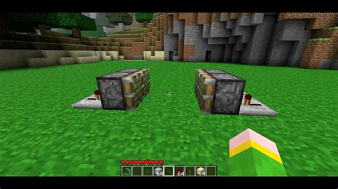 Minecraft: How To Make a Piston Trap Door - YouTube