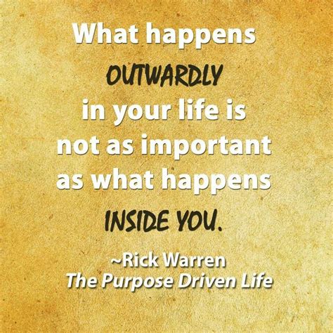 Quotes About Purpose Rick Warren. QuotesGram