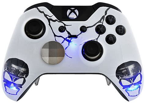 "Skulls Blue" Xbox One ELITE UN-MODDED Custom Controller Unique Design ...