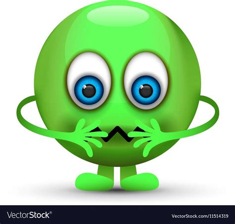 Sick emoji character Royalty Free Vector Image | Sick emoji, Emoji characters, Emoji