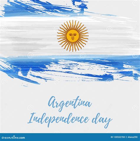 Argentina Independence Day Holiday Background. Stock Vector ...