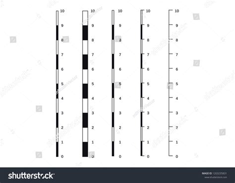 Map Scales Graphics Measuring Distances Scale Stock Illustration 1203235831 | Shutterstock