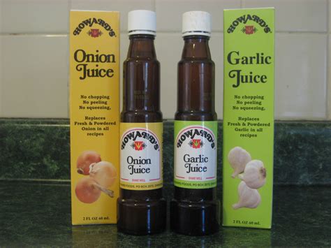 Sauce Robert: Howard's Onion Juice and Garlic Juice