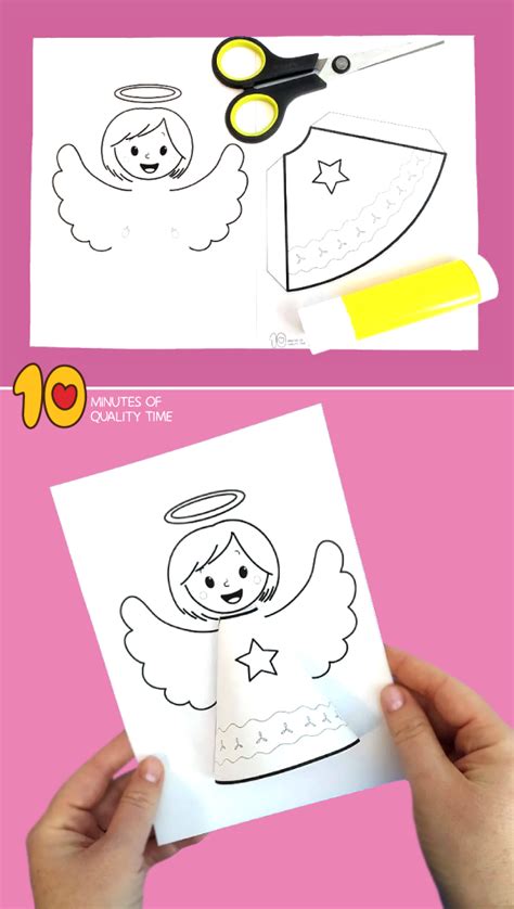 Paper Angel Craft – 10 Minutes of Quality Time