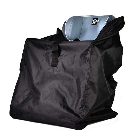 Amazon.com: Car Seat Bag for Air Travel,Black Infant Carseat Bags Cover System,Airplane Gate ...