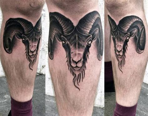 100 Ram Tattoo Designs For Men - Bighorn Sheep Ink Ideas