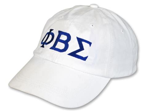 Phi Beta Sigma Letter Hat SALE $21.95. - Greek Gear®