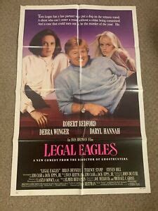 LEGAL EAGLES(1986) Original Theatrical Movie Poster ROBERT REDFORD | eBay