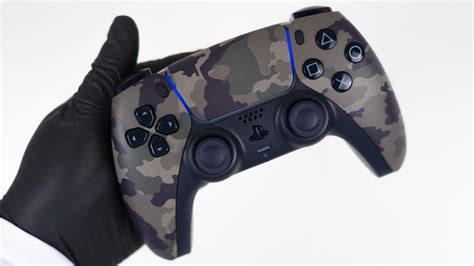 PS5 DualSense Controller Grey Camouflage Unboxing - YouTube