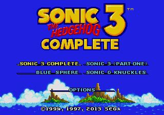 Sonic 3 Complete - Sonic Retro