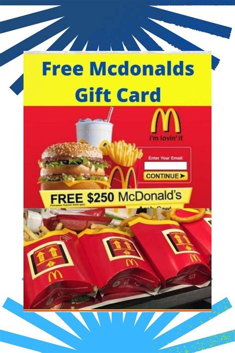 free mcdonalds gift card 2023 {updated} | Mcdonalds gift card, Free mcdonalds, Mcdonalds