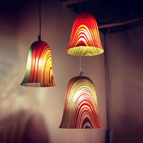 Hand Blown Glass Pendant Lights by Aline Johnson I Boha Glass