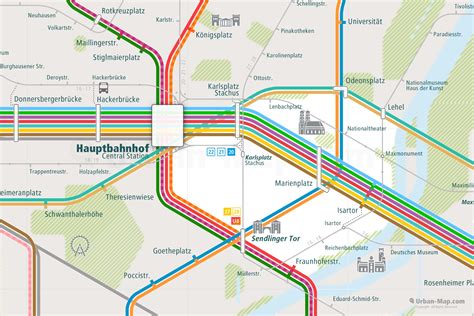 Map Of Munich Tram Tram Lines And Tram Stations Of Munich | The Best ...