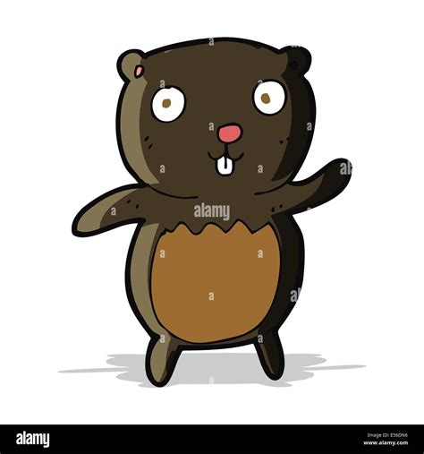 cartoon black bear cub Stock Vector Image & Art - Alamy