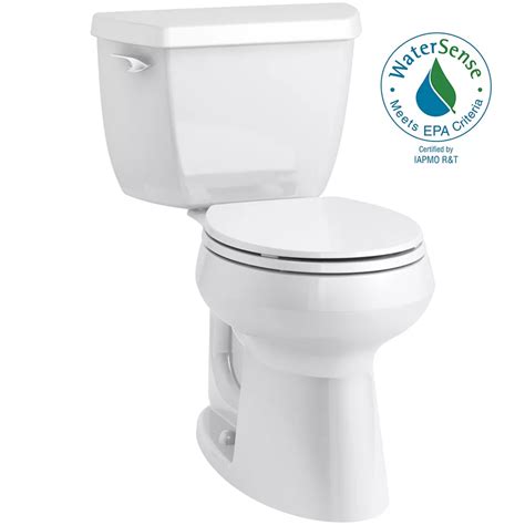 KOHLER Highline Classic Complete Solution 1.28 gpf Comfort Height round ...