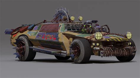 ArtStation - Post Apocalyptic Vehicle Textures PRACTICE