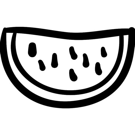 Watermelon Slice Vector SVG Icon - SVG Repo