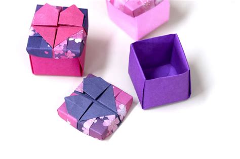 Tutorial #129: Origami Heart Box | The Idea King