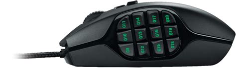 Best Buy: Logitech G600 MMO Wired Optical Gaming Mouse Black 910-002864