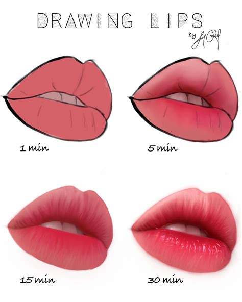 Help For drawing tips #drawingtips | Lips drawing, Digital painting tutorials, Mouth drawing