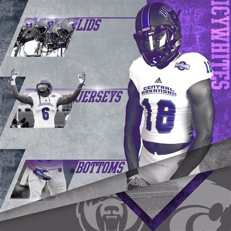 UCA Central Arkansas | Football uniforms, Sports design inspiration ...