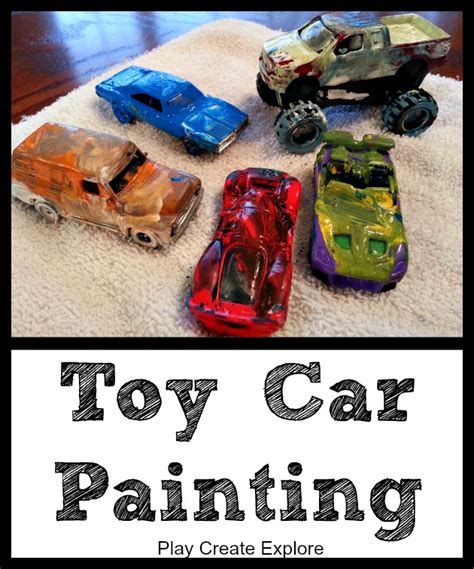 Play Create Explore: Toy Car Painting