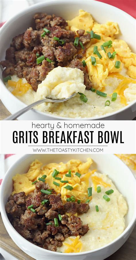 Grits Breakfast Bowl - The Toasty Kitchen