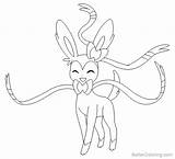 Chibi Sylveon Coloring Page  Img Abigail sketch template