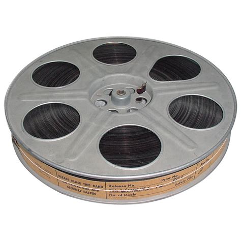 Vintage Movie Reel With 35mm Sound Motion Picture Film, Circa Mid 20th ...