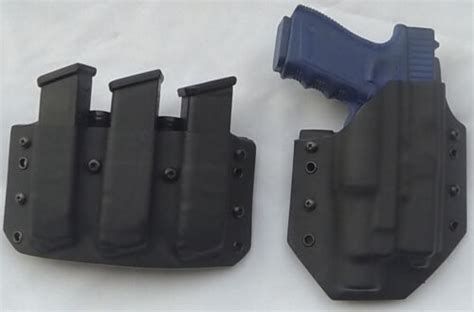 Fits a Glock 48 WITHOUT A LIGHT RAIL Holster/Magazine pouch combo | eBay