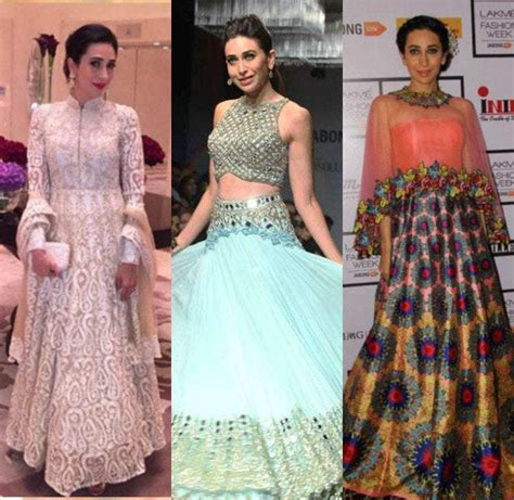 Gorgeous Wedding Wear Styles Worn By The Ultimate Diva Karishma Kapoor ...