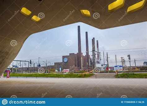 Cityscape of Wolfsburg Town Editorial Photo - Image of square, travel ...