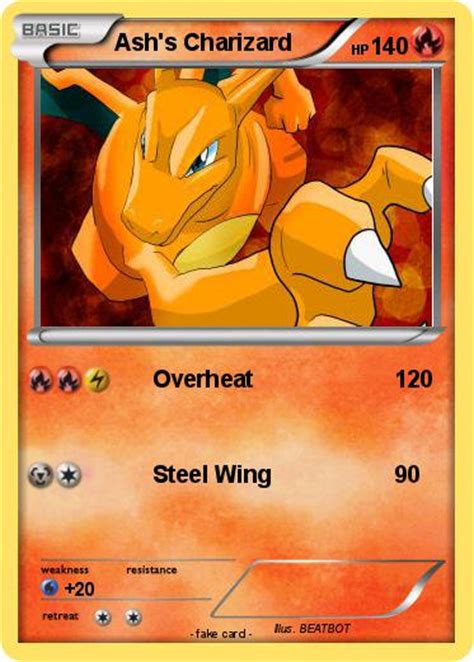 Pokémon Ash s Charizard 78 78 - Overheat - My Pokemon Card