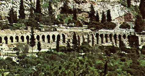 The stoa of eumenes - The south slope of the acropolis Athens Greece